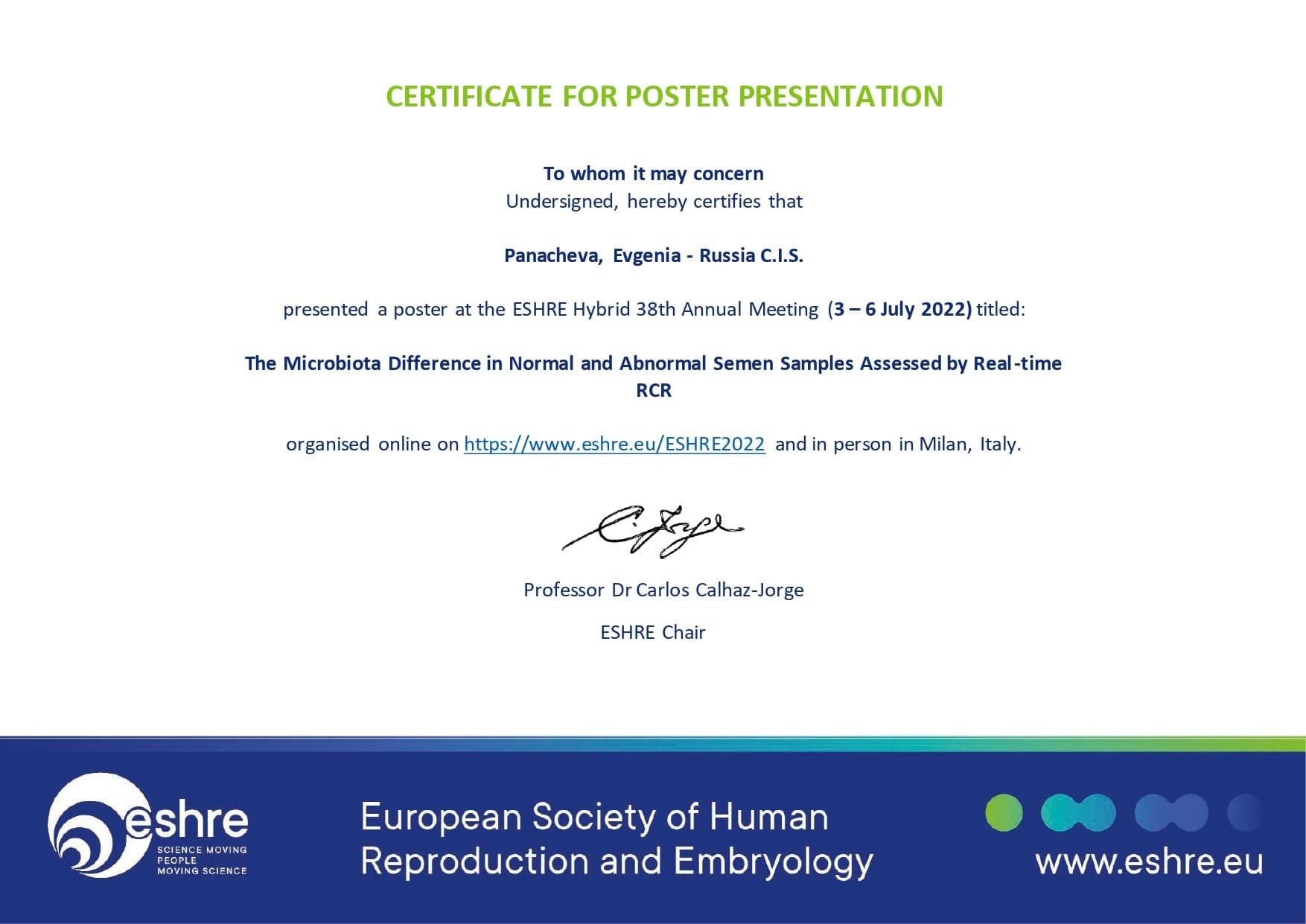 ESHRE